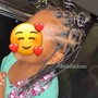 Straight back Braids(No hair added)