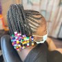 Kid's French Braids w/ weave