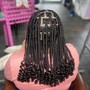 Medium knotless Braids (Bra length)