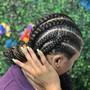 Adult Bantu Knots with Crochet