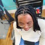 Loc Re-twist on shoulder length &amp; longer