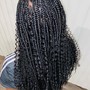 Box Braids/Twists with natural hair