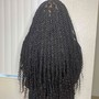 Senegalese twist med mid-back