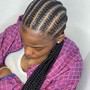 Kid's box/Knotless  Braids