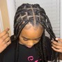 KID CORNROWS W/ HAIR ADDED