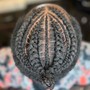 Individual crochet loc