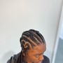 Men Small two strand twist(half of head)