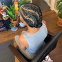 Large Knotless Braids