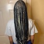 Large Knotless Braids