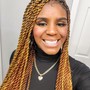 Medium knotless Braids (hair not included)