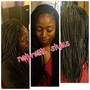 Med Knotless box braids