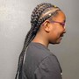 Cornrows half of head