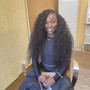 Frontal closure sew in installation