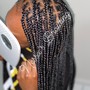 Crochet Braids with Braided Hair