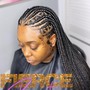 Mid-back | jumbo | box braids | kids under 10