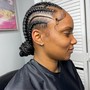 High ponytail w/ hair added