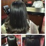 Relaxer Retouch + styling