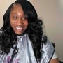 Wash Blow Dry Braid Down (For wigs)