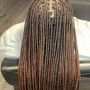 Knotless Senegalese Twist waists length