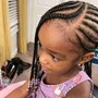 Kid's Feed-In{weave} with beads or curly ends