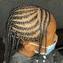 Natural hair Braids (no design)