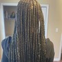 Large Knotless Box Braids