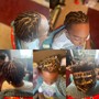 Loc Re-twist (Invisible) (Shorter hair)