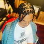 Single box braid plats (Men/Boys)