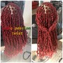 Med Knotless box braids