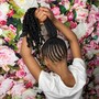 Kid's med knotless Braids