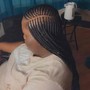 Cornrows for wig braid down