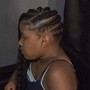 Kid's med knotless Braids