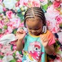 Kid's med knotless Braids