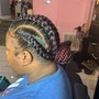 Jumbo Fulani Braids w/ Knotless