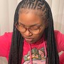 Small Fulani Braids /w Knotless in Back