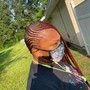 Small Fulani Braids /w Knotless in Back