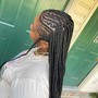 Small Fulani Braids /w Knotless in Back