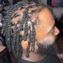 Loc Retwist-Shaved Sides