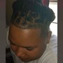 Loc Retwist-Shaved Sides