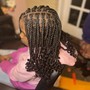 Kid's knotless braids