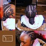 Feed In Braids Ponytail