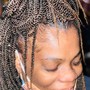 4 ( top) Stitch Braids on tapered cut