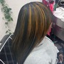 Highlight Streaks  foiling  color,