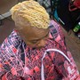 Cuban twist loc styles