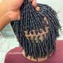 Loc Extensions hair included shoulder length