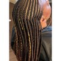 Medium Box braid retouch