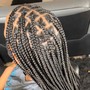 Wig protective cornrows