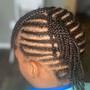 Small Single Men Braids/Two Strand Twist