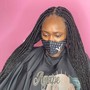 FEED IN BRAIDS with Crochet Braids