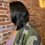 Shampoo and Style on relaxed hair